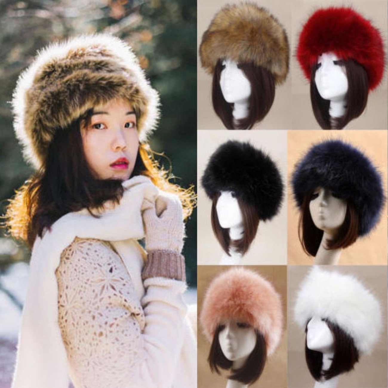 Warmline Winter Hats for Women Women's Warm Fleece Lined Knit Cuff Thermal Winter  Hat with Pompom Fashion Forward Warm Thick Casual Winter Hats with Fur Lining Warm Women Winter Wa