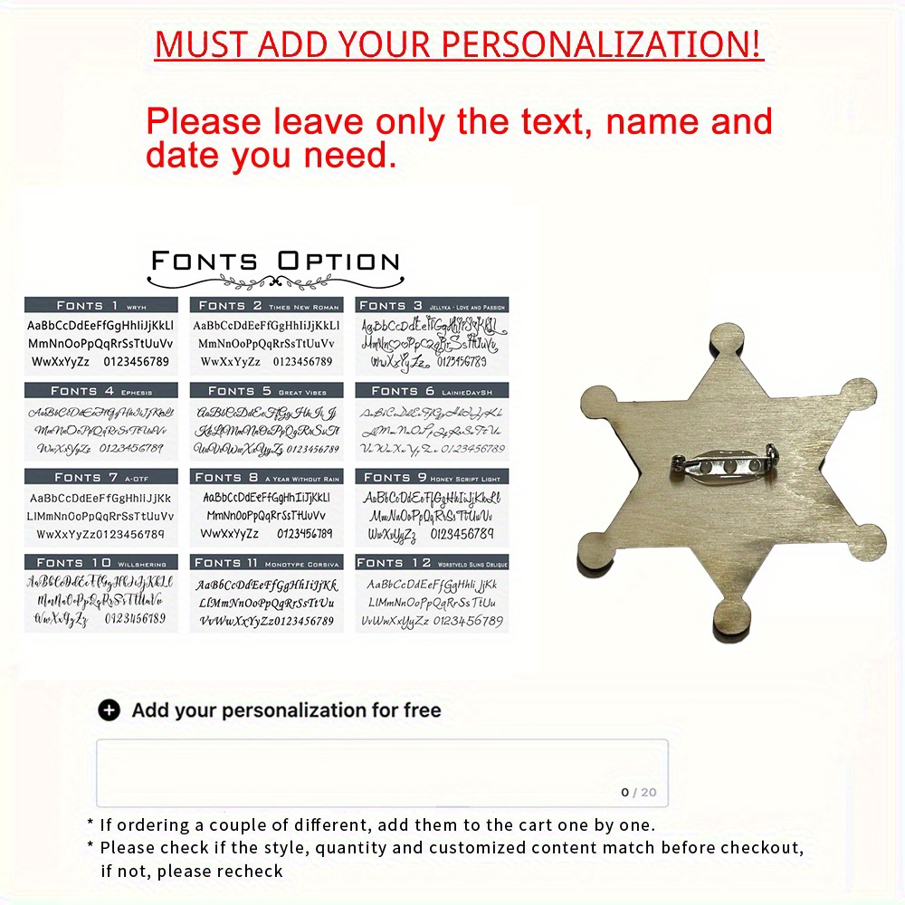 TEMU 1pc Custom Wooden Lapel Pins With Personalized Laser Engraving, Suitable For Weddings, Parties, Business Events, Rustic Wedding Id Cards,