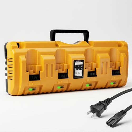 item picture 4 port fast charger replacement for dewalt dcb104 compatible with 12v 20 lithium batteries dcb124 dcb126 dcb200 dcb206 multi battery charging station for power tools labor day