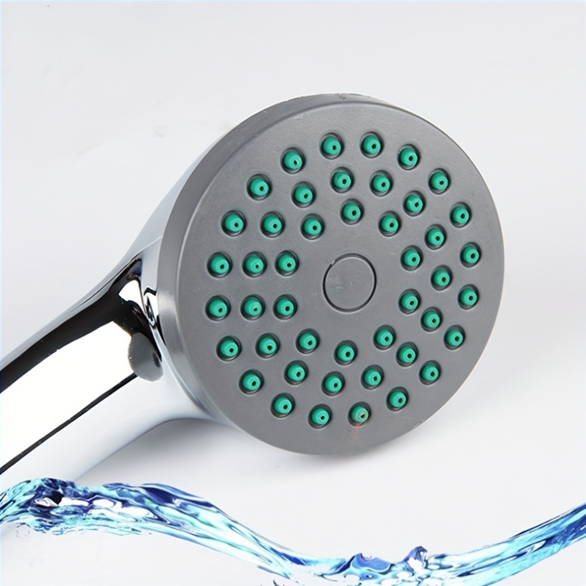 Adjustable Handheld Showerhead with Pressure-Boosting Feature