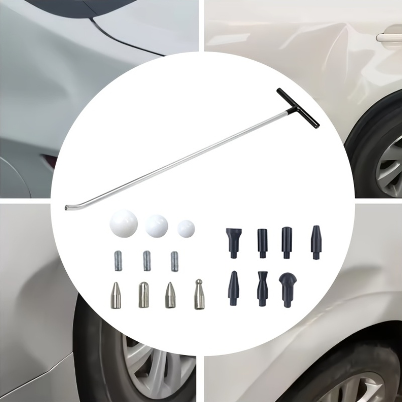 Dent Removal Rods Car Crowbars Paintless Dent Repair Tool Kit