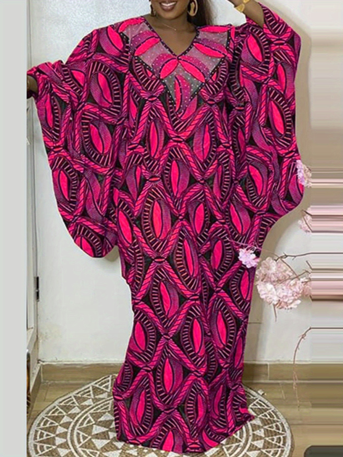 green emerald velvet dress Mud cloth (Bogolan) Dress