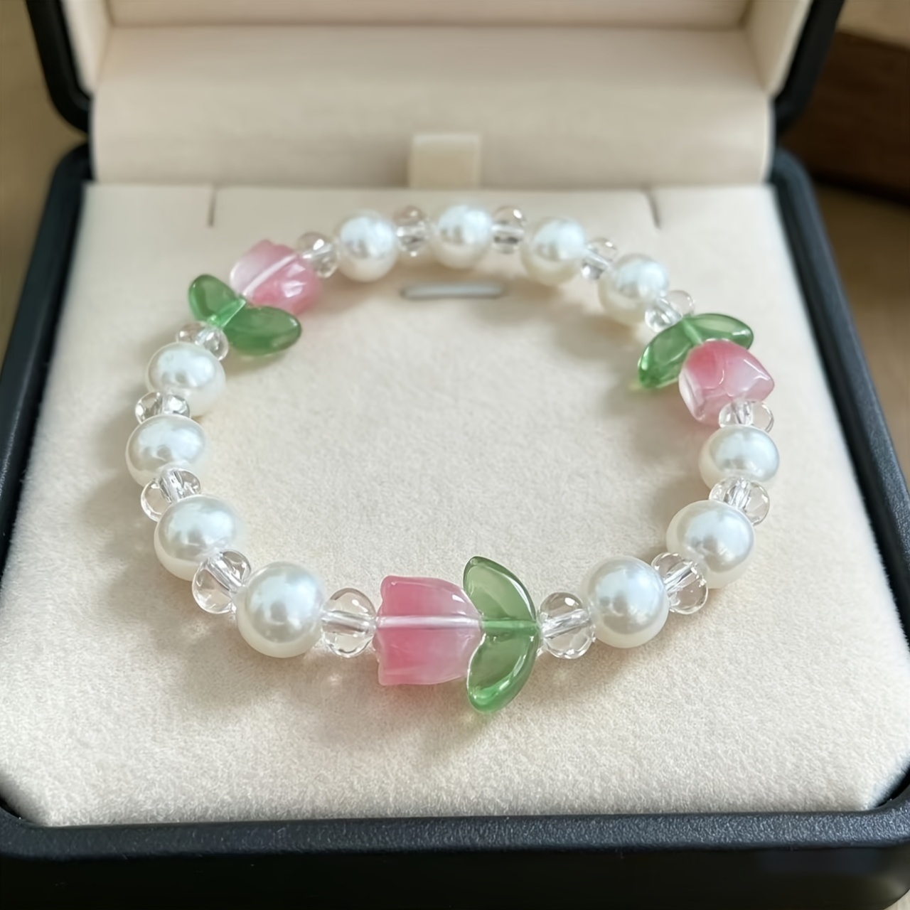 Vacation Style Tulip Bracelet, Gift for Office Women
