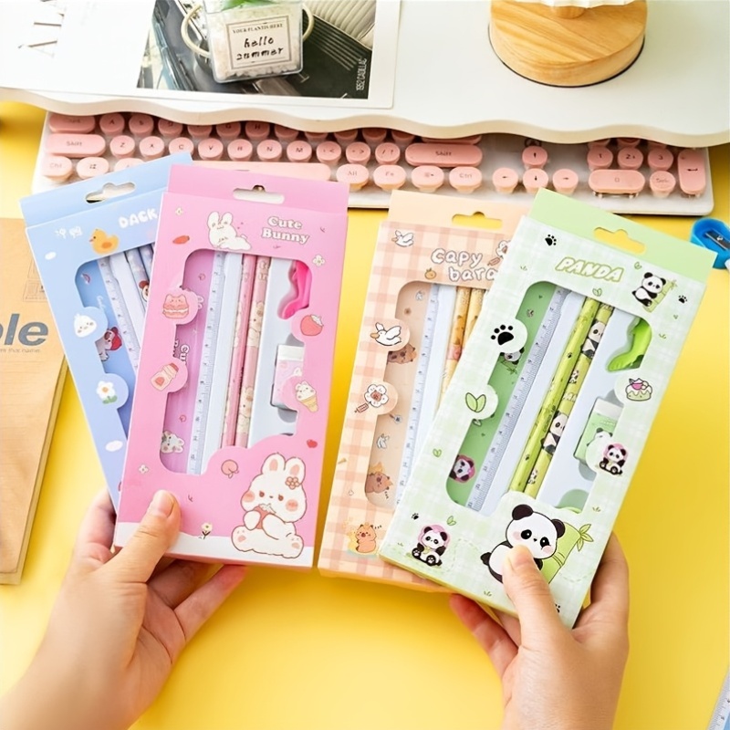 12pcs Cartoon Stationery Gift Bag Set for Students