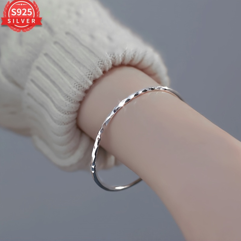 925 Sterling Silver Adjustable Bracelet with 18K Gold Plating