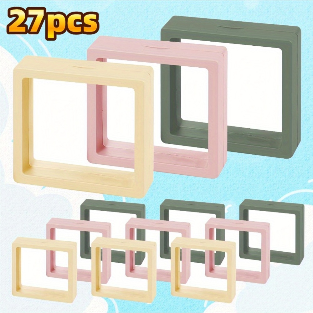 27pcs transparent pe film jewelry display cases anti oxidation dustproof jewelry organizer boxes for rings earrings necklaces bracelets durable plastic collectible storage with secure latches jewelry box collectible jewelry storage protective jewelry case