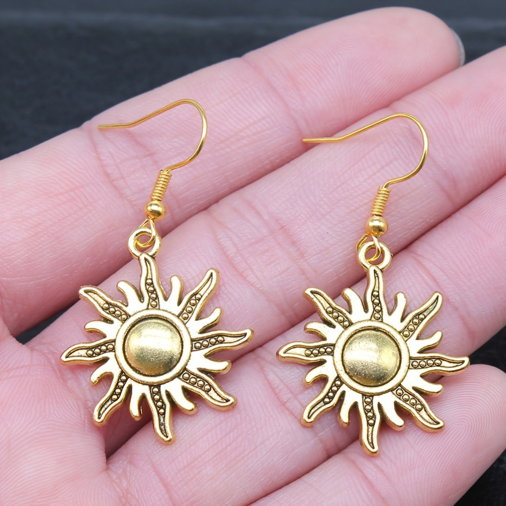 Women's Bohemian Sunshine Pendant Earrings
