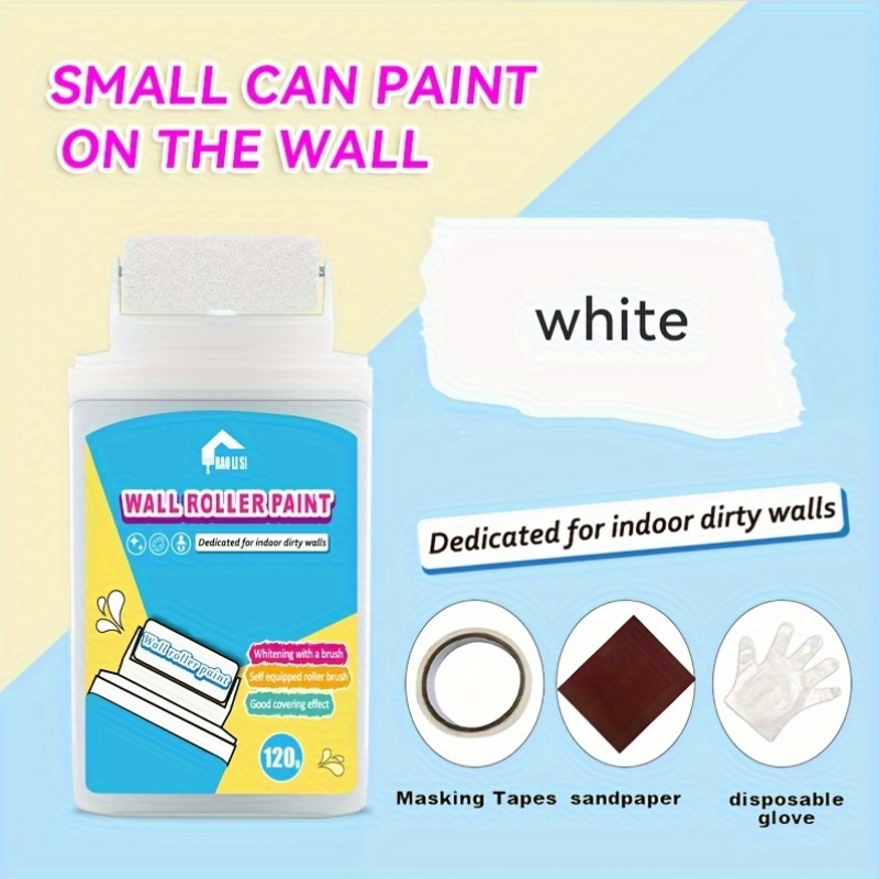 6pcs refillable paint pen set 5ml wall touch paint brush Temu