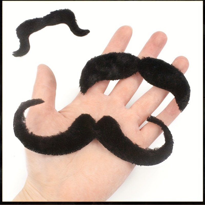 3pcs Realistic Beard Set with Adhesive for Easy Application