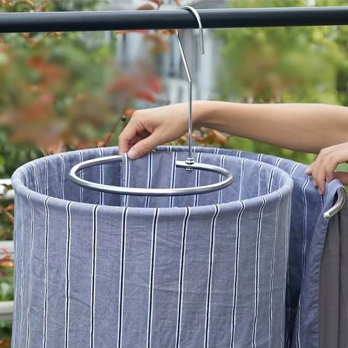 1pc of a spiral drying rack for bedding multifunctional for suitable for home use large round rotating hanger for drying sheets and duvet covers drying racks