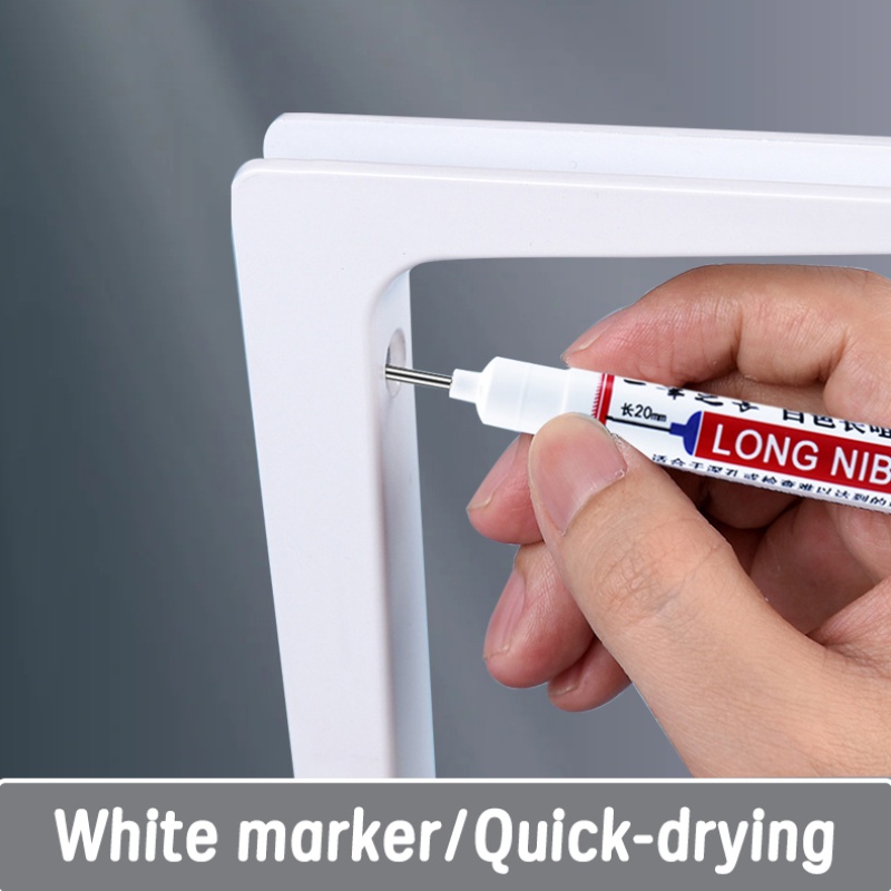 White Fine Tip Markers for Quick Drying and Non-Fading Art