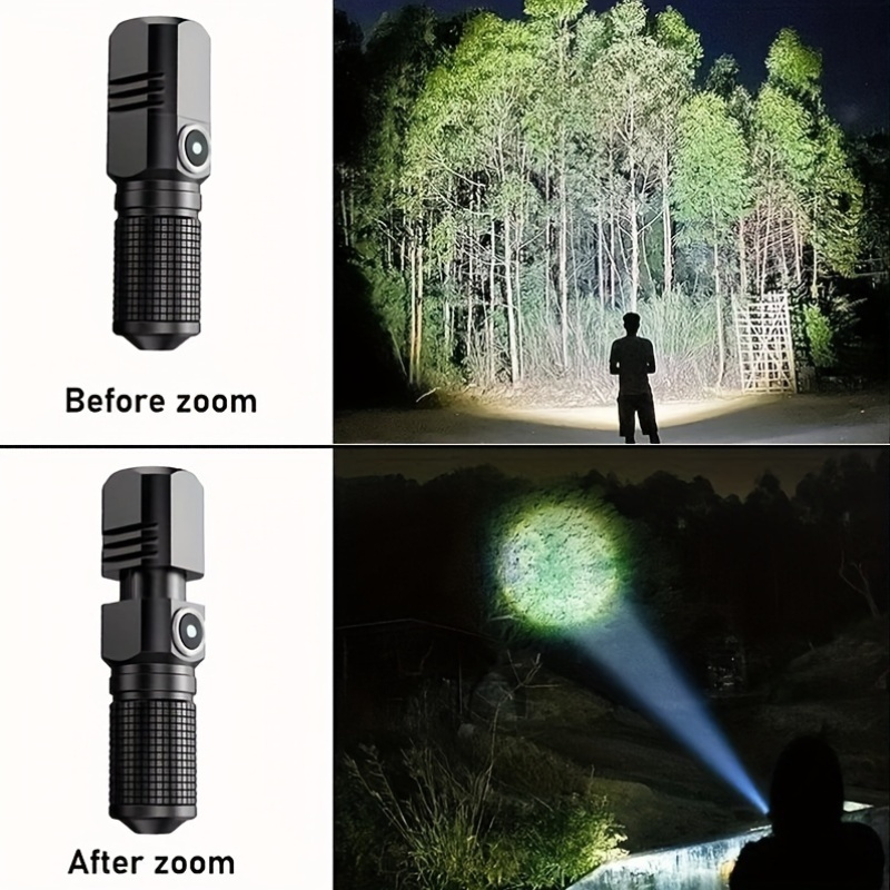 Lampes De Poche LED Haute Puissance 7 Modes Super Lumineuse Rechargeable Pour Camping Urgence 97160110