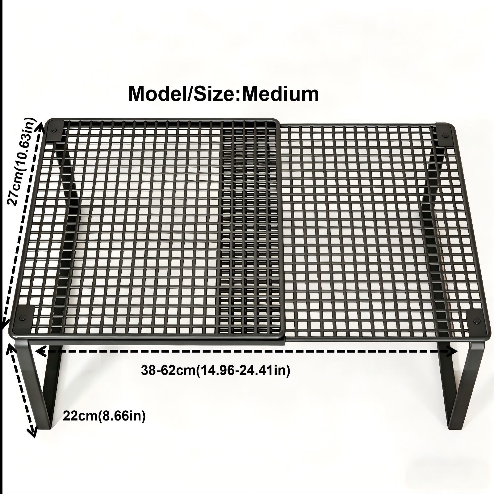 Multi-Layer Stackable Telescopic Storage Rack