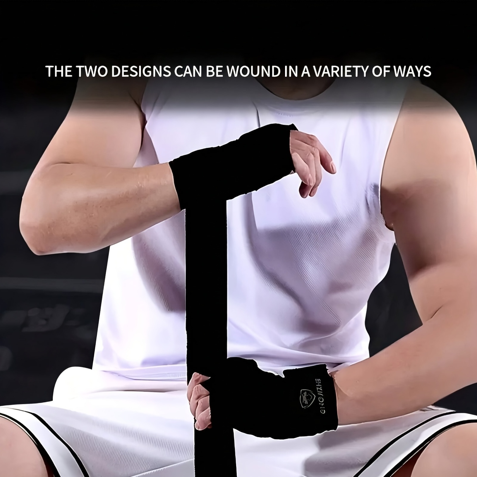 2pcs of Sports Boxing Wraps, MMA Hand Wraps, Elastic Muay Thai Glove Straps, Unisex Training Hand Wrap Set, Sports Hand Wraps, Professional Fighting Hand Wraps