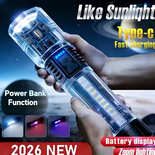 1000000 lumen flashlight rechargeable Torches LED Super Bright 1,000,000 Lumens wi Ideal for working Rechargeable Flashlights High Lumens 1000000