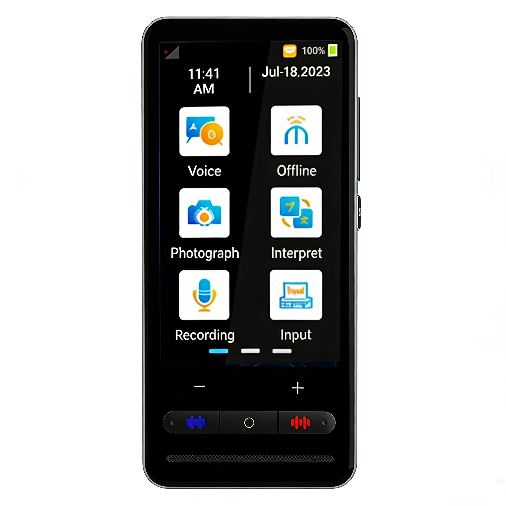 Image of Language Translator Device, Real-time Voice Translation, Supports 142 Languages, Accurate Offline And Recording Photo Translator With 4" Hd Inch Touch Screen For Travel, Business, And Study