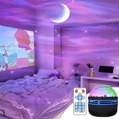 creative projection light dynamic starlight lighting effect starry sky mood light usb powered couple holiday gift family gathering event decoration light suitable for bedroom living room gaming room party birthday