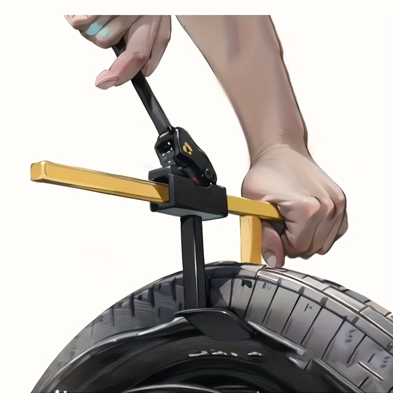 Image of Manual Tire Changer Machine, Used For Car, Motorcycle, Bicycle, Tubeless Tire Peeling Tool, Tire Bead Breaker, Suitable For Tires With A Width Of Less Than 20 Cm