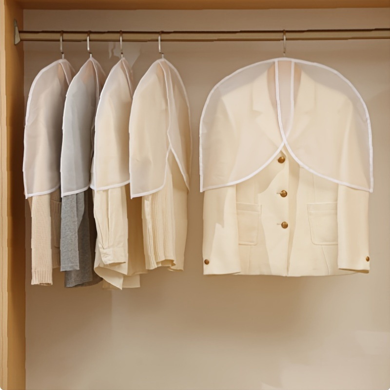 Housse Transparente Anti-poussière Pour Porte-vêtements - Taille 60 à 200 Cm - PEVA étanche, Réutilisable