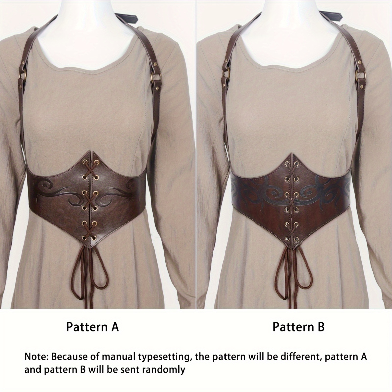 women medieval viking waist belt vintage corset - Temu Ukraine display picture 3