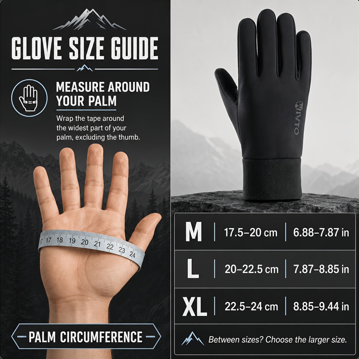 Unisex Touchscreen Gloves for Fall and Winter, Solid Color Full Finger