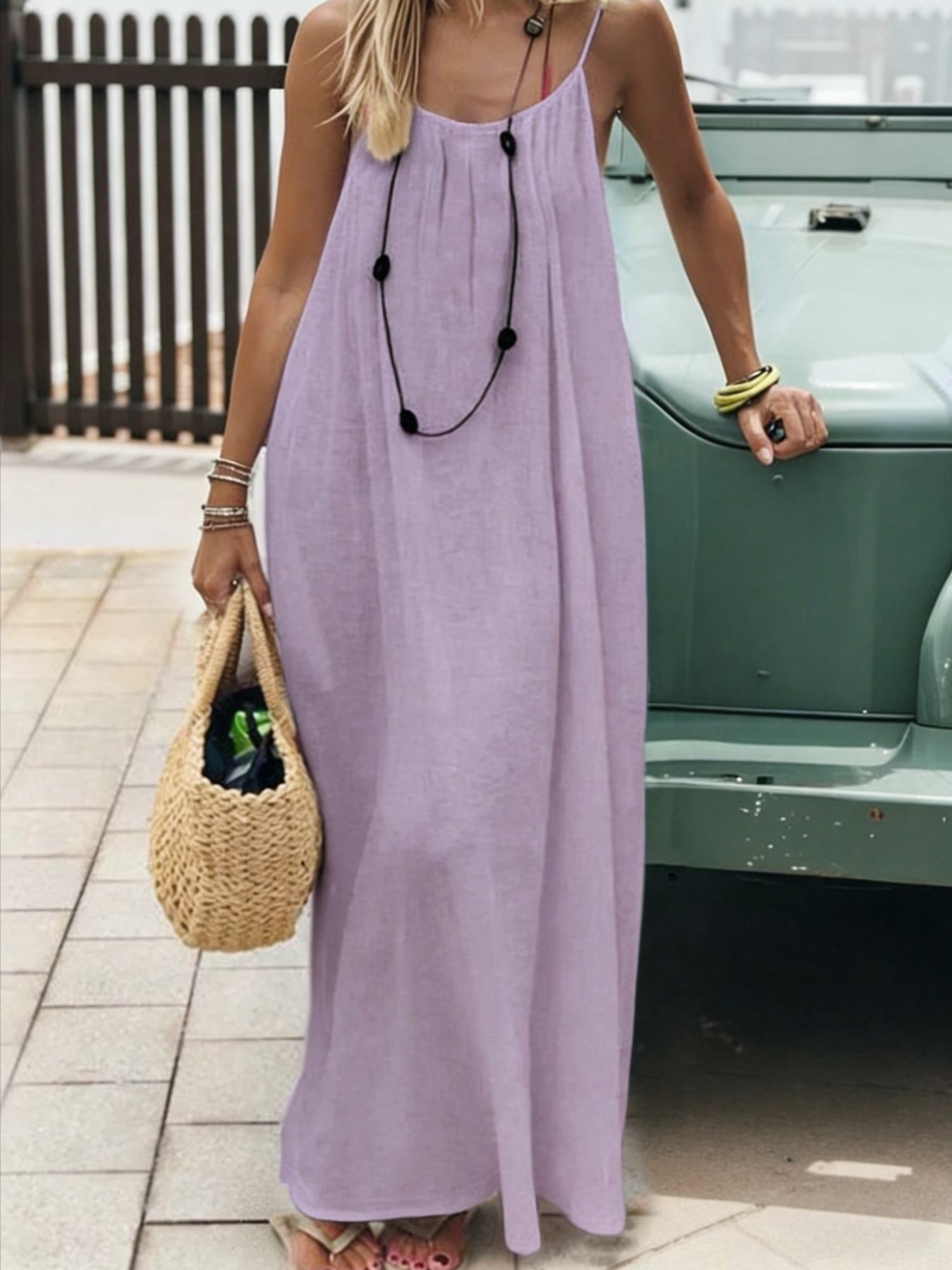 cotton plus size dress sold on Temu United States