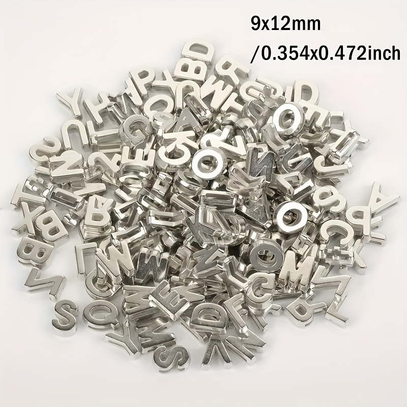 TEMU 240pcs 9*12mm Silvery Plastic Beads Hollow Loose Beads Spacer Beads, For Women's And Men's Jewelry Making, Keychain Bracelet Necklace Earring