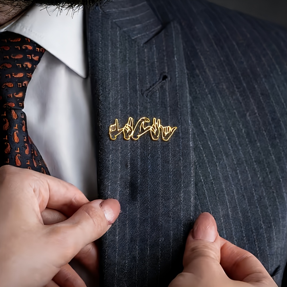 formal dresses names 3 letters customized customized letter sign language name brooch