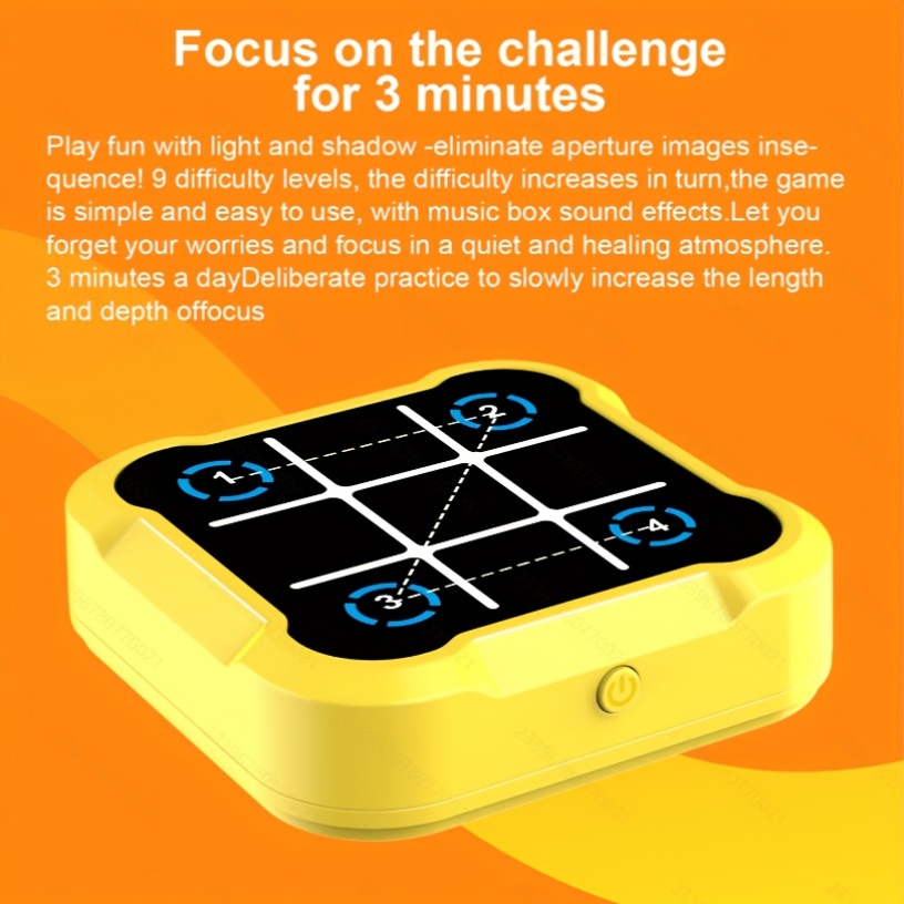 kids educational game machine tic tac toe portable outdoor interactive toy creative challenge fun educational tool for enhancing thinking and strategy planning skills Product details 5