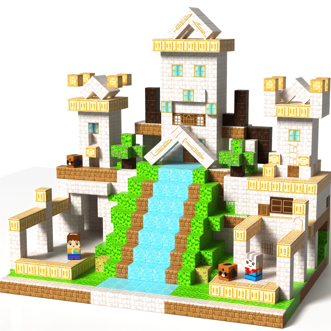 Random 300pcs Building Blocks for Spatial Reasoning