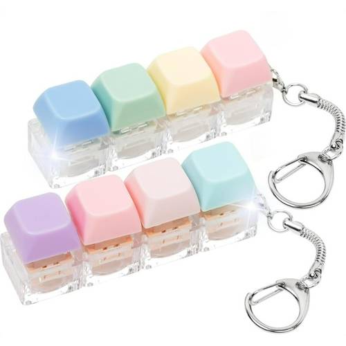 2pcs combination keychain random color keychain design hung on car keys bags non electric for festivals and birthdays suitable for people years old