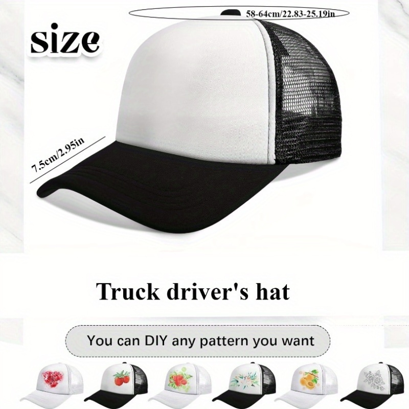 24pcs Adjustable Breathable Mesh Trucker Hats