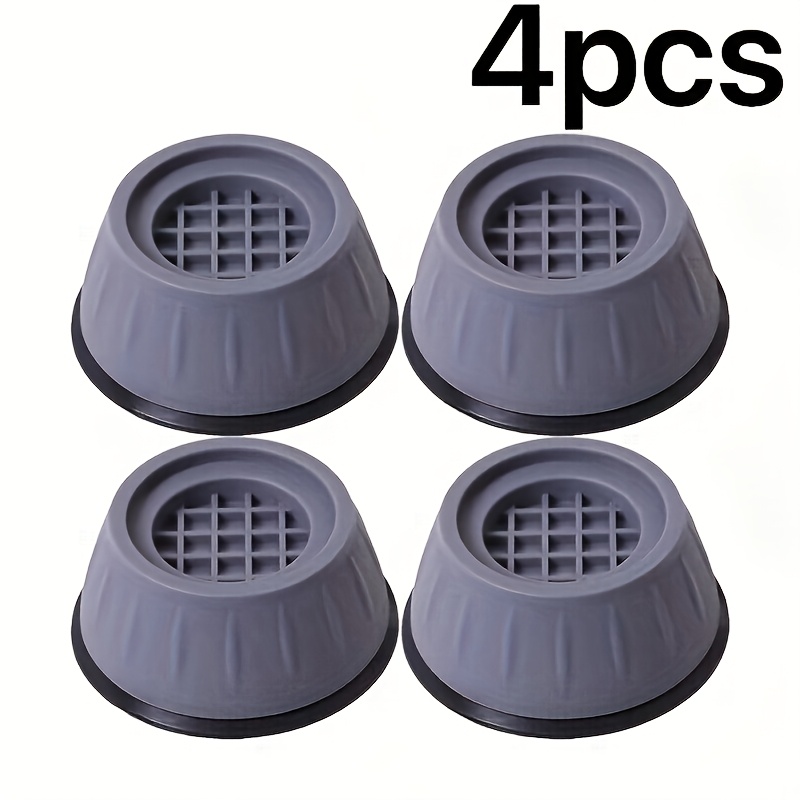 E-shop 4er-Set Runde Anti-Vibrations-Pads - Stabilisieren Sie Ihre Waschmaschine mit reduzierter Vibration und Geräuschpegel, robustes