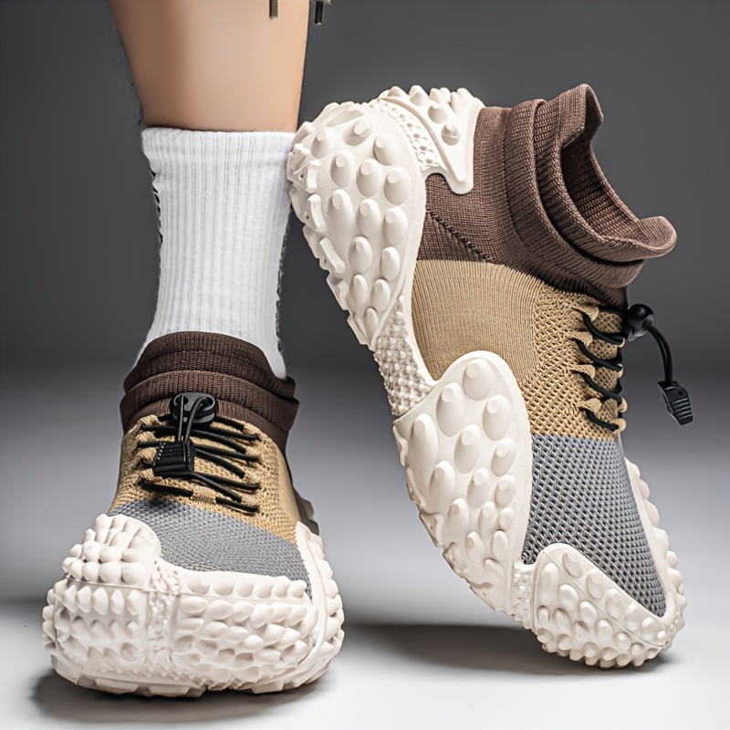 New Fashion Durian Fly Weave Athletic Shoes Tire Sole Slip-On Lazy Shoes