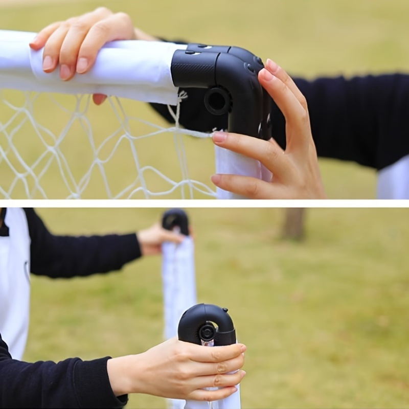 HOMCOM Cage de foot but de football adultes enfants cadre métal maille du filet