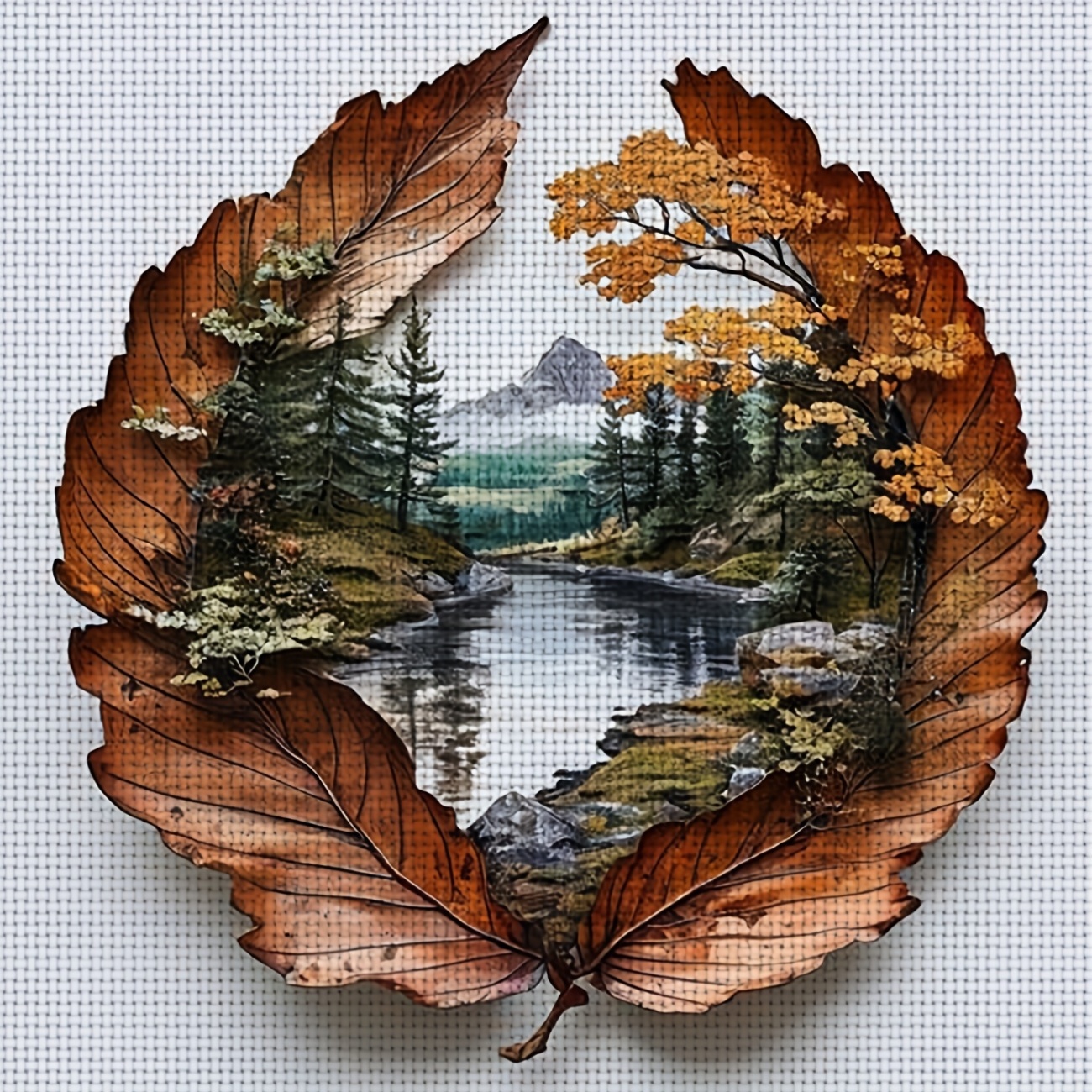cross stitches patterns sold on Temu Canada