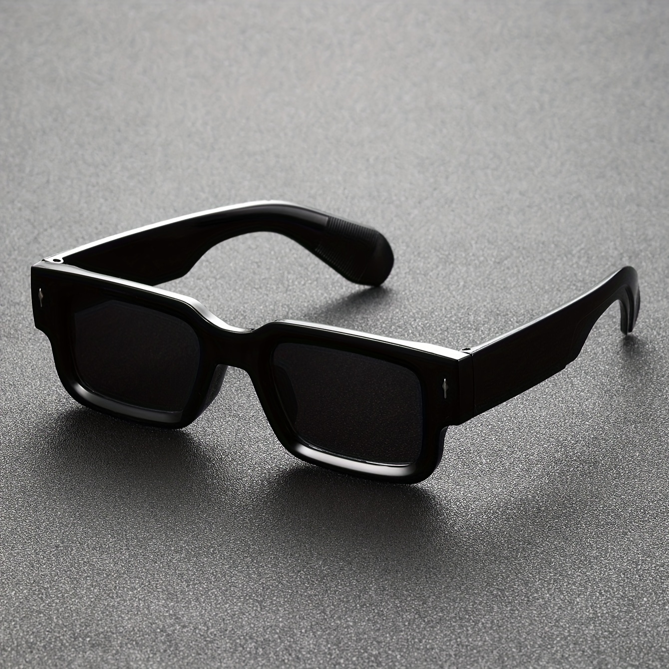 1 2 pair of mens square everyday casual versatile fashion glasses