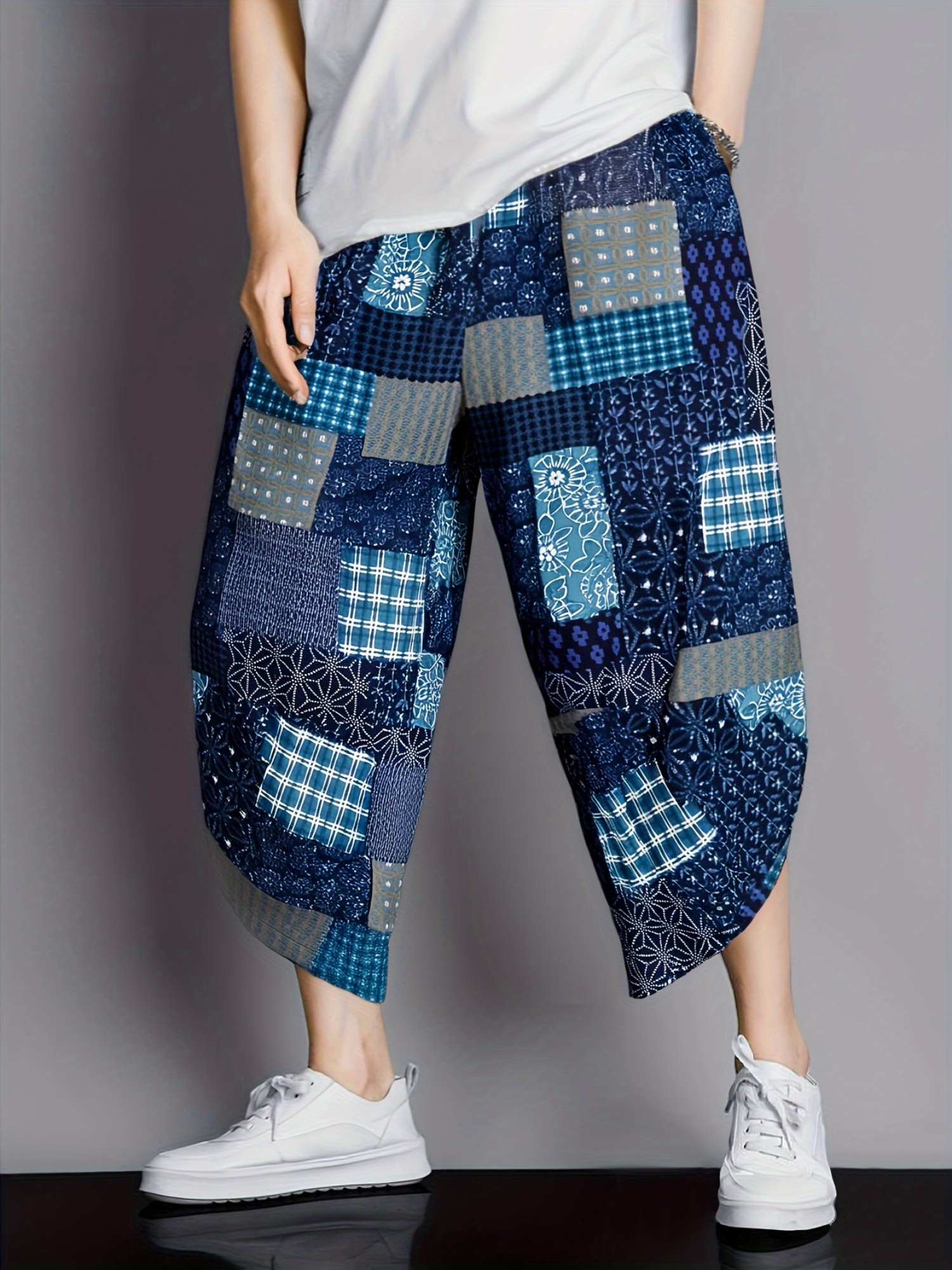 Casual Harem Pants Mens Ethnic Style Breathable Harem Pants *'s