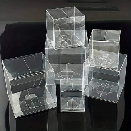 gift for her him 15pcs 40pcs transparent pvc plastic packaging box towel tea decoration storage box birthday gift universal