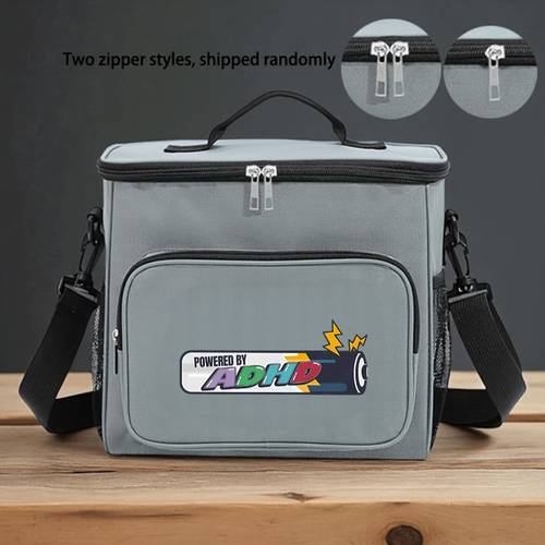 1 insulated lunch bag with ice pack portable for picnic essentials non food contact