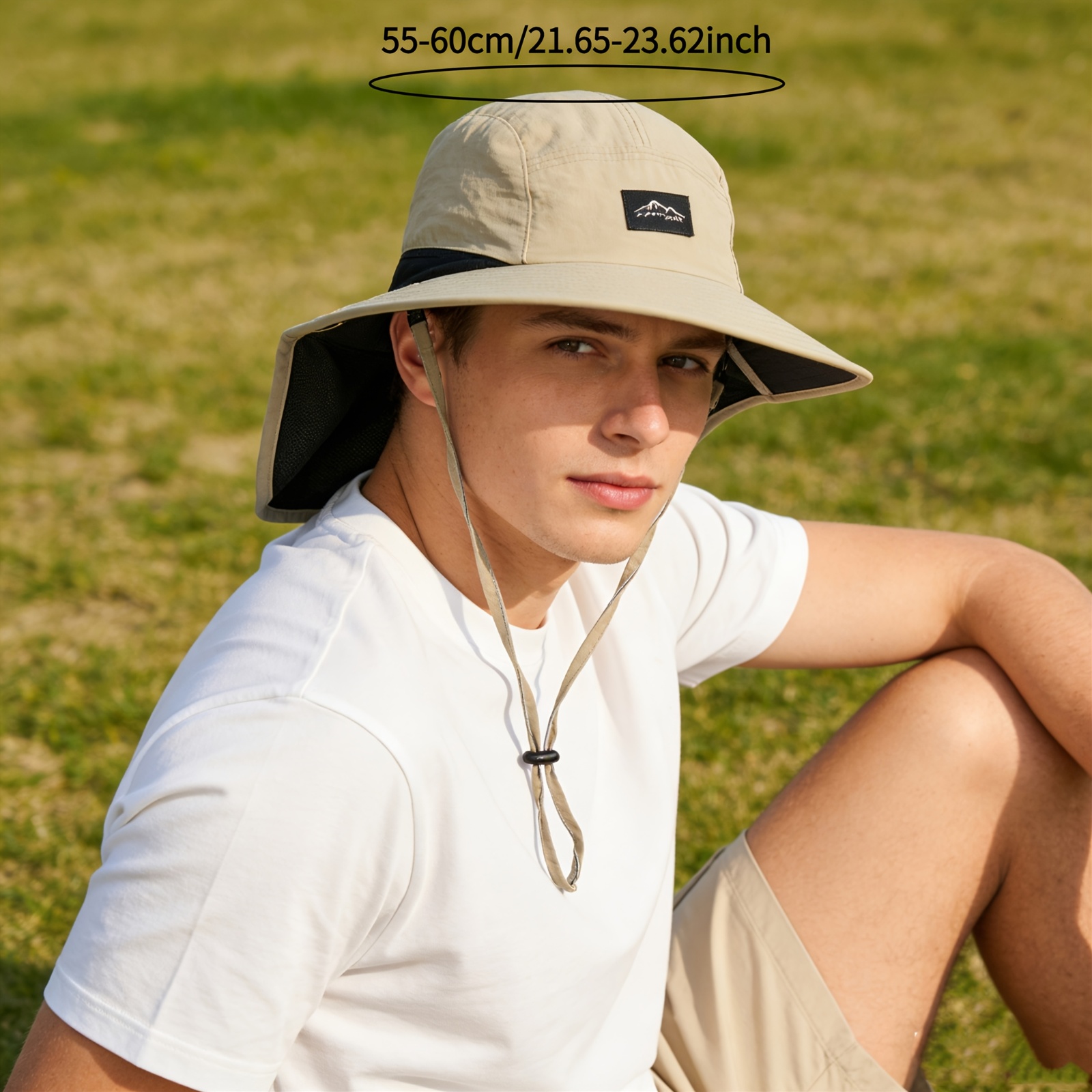 Men's Panama Hat with Quick-Dry and Breathable Mesh