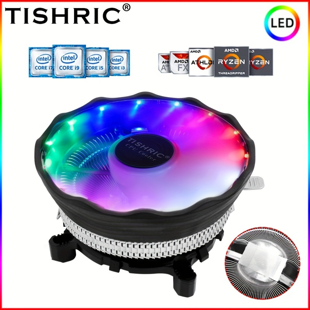 rgb cpu cooler fan pin pwm compatible lga Temu Poland