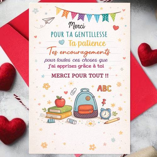 1pc teachers day greeting card doodle of abc and bunting with teacher teachers day cute pastel thank you card