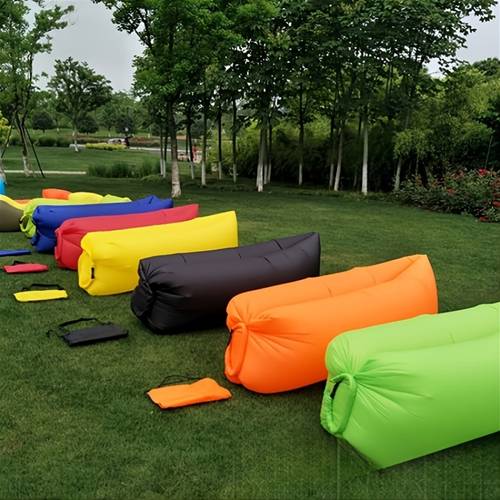 outdoor air lazy inflatable sofa bag portable camping sofa air sleeping bag lunch break mattress music festival concert recliner