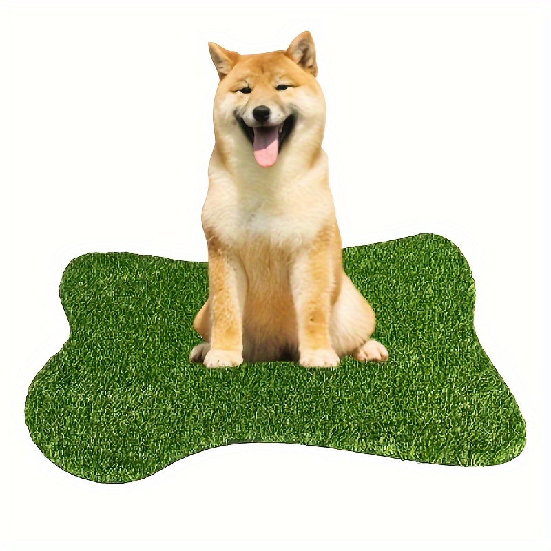 artificial   potty pad easy to clean odor resistant indoor outdoor pet training grass mat washable and reusable dog potty training pad dog   pad Product details 0