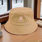 england 2 white print bucket hat lightweight breathable polyester fisherman sun hat with for outdoor sports road trips and music festivals outdoor sports bucket hat breathable fabric