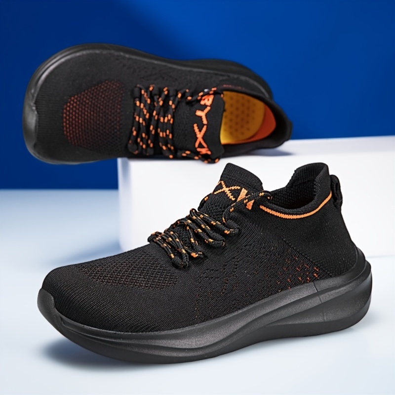 Wide Toe Athletic Shoes, Breathable Mesh Running Sneakers for Couples