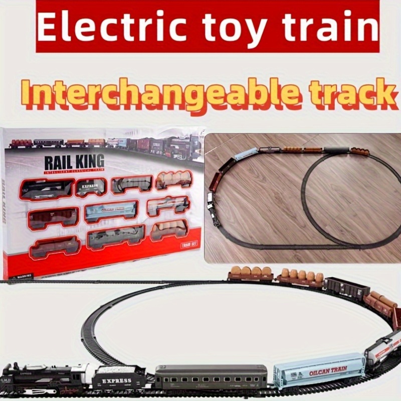 eléctrica deluxe vagones clásicos tren juguete Temu Ecuador