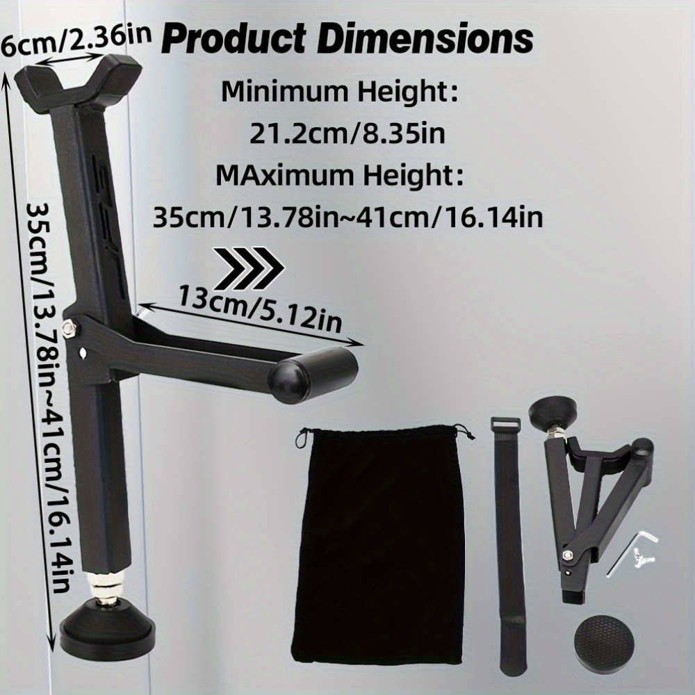 motorcycle portable single sided paddock stand front and rear wheel stand support foldable universal tire repairing tool details 3