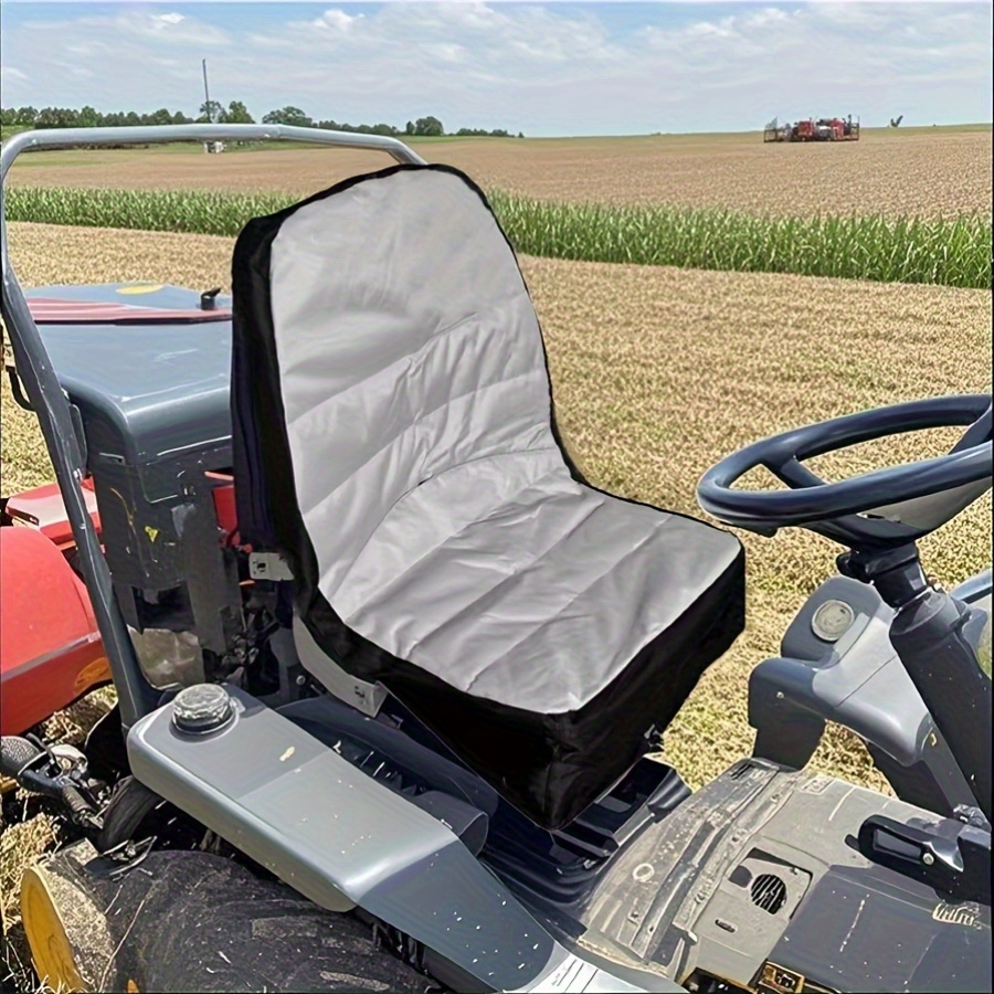 Aufsitzmäher Sitzbezug - Wasserabweisend, 2 Taschen, Rutschfest Für Traktor & Rasenmäher